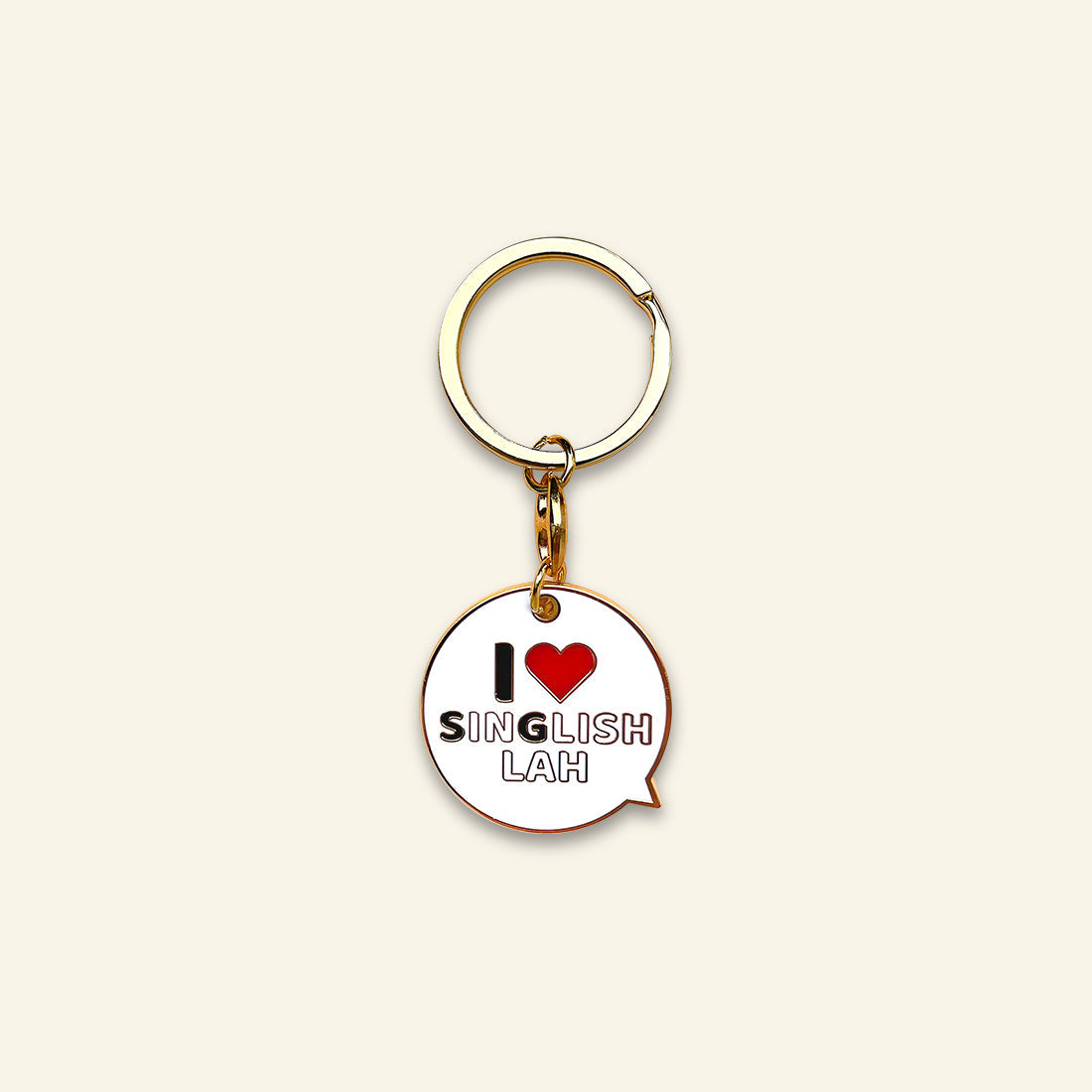 Keychain – Gold Plated Love