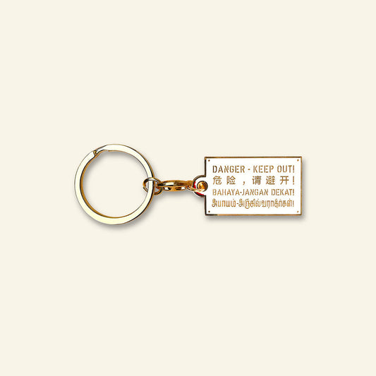 Keychain – Danger Sign